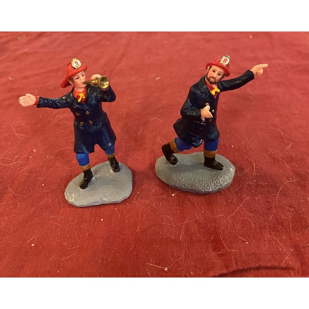 Lemax Firefighters Lot Of 2‎